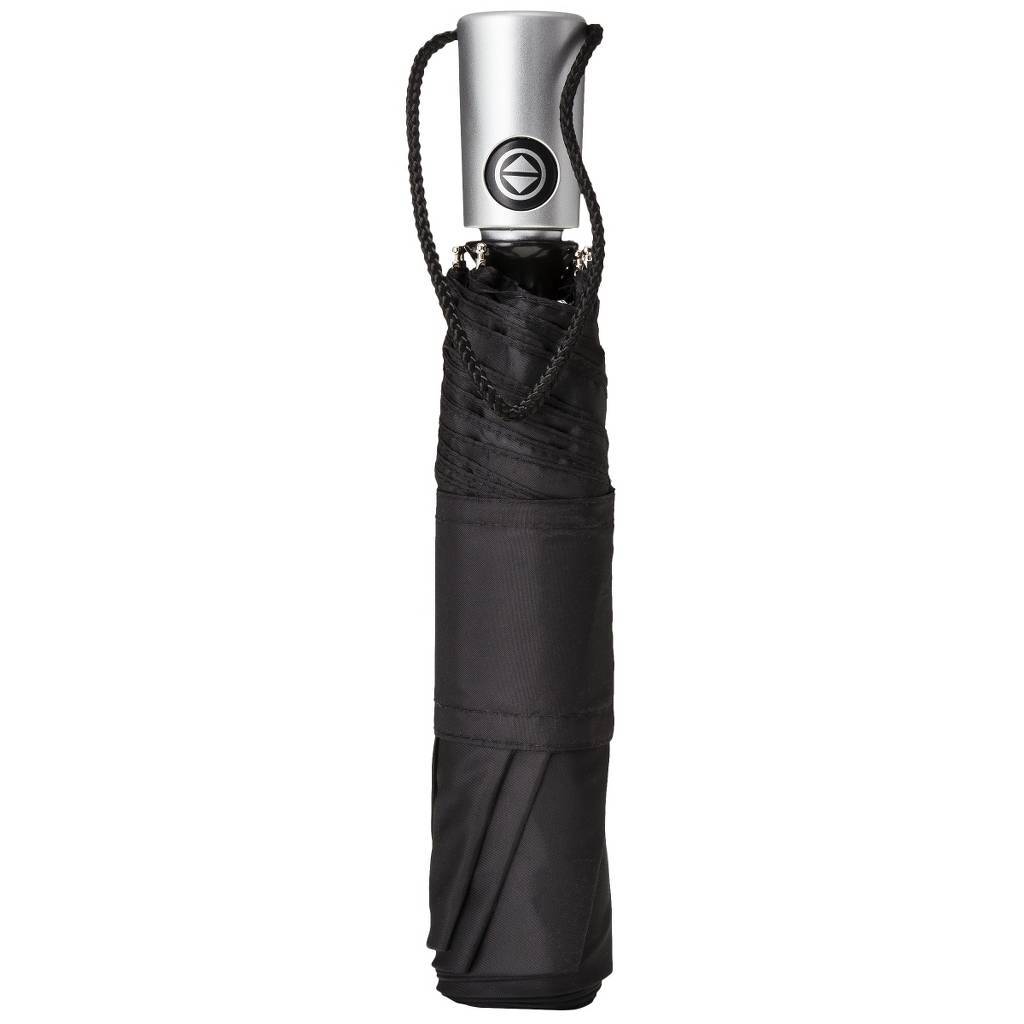 Totes Large Canopy 43" Arc Auto Open/Close Umbrella - Black ()