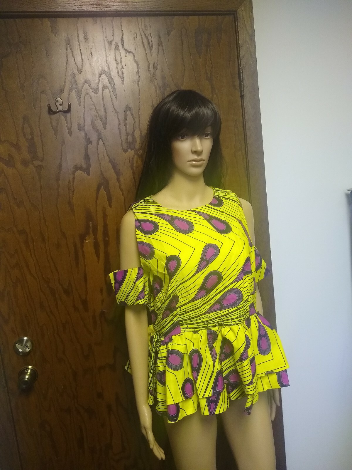 African Wax Print Top