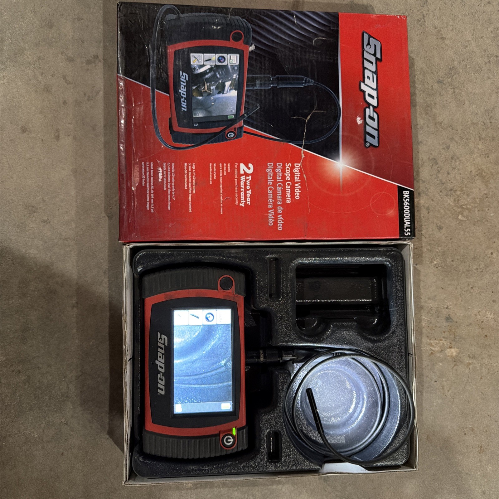 Snap-On BK5600DUAL55 Digital Video Scope Camera