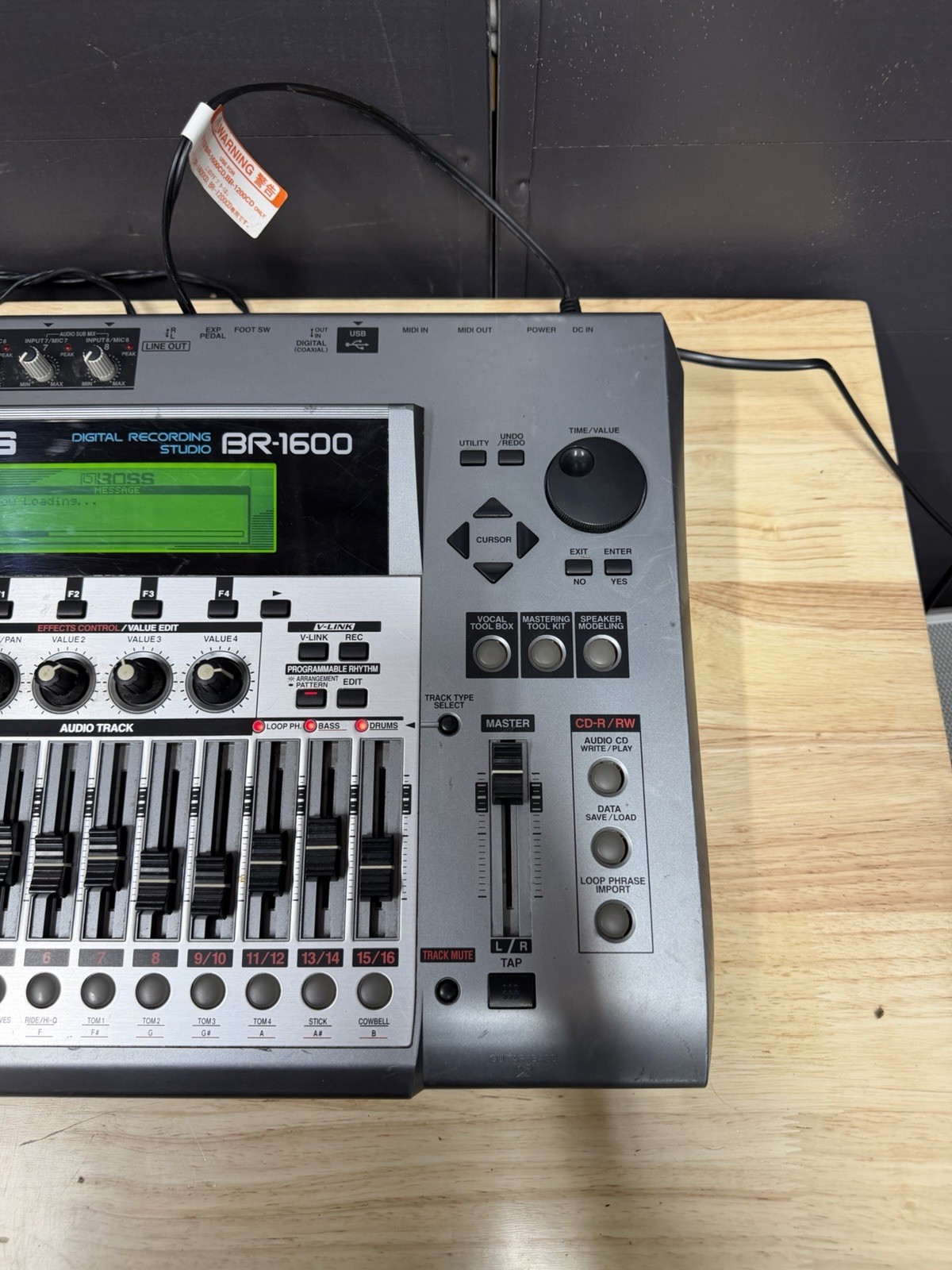 BOSS BR-1600CD Digital Multi Track Recorder. Tested See Pics!