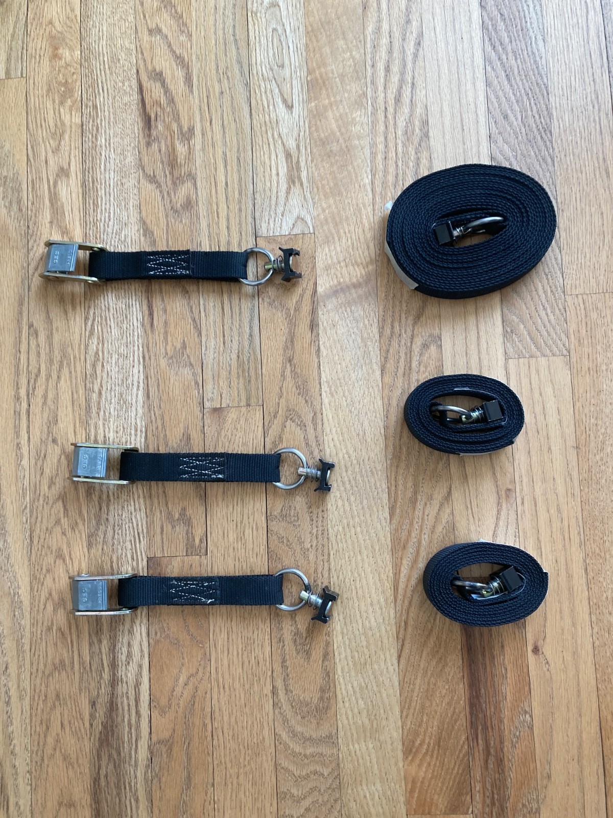 Cargo Equipment Cam Straps with L-Track Ends