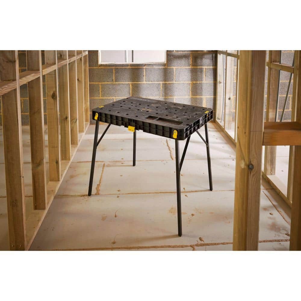 Stanley Fold Up Workbench 33.5 x 23.5 in Portable Compact STST11552 Workshop