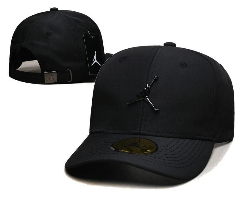 NWT Air Jordan Jumpman Black Adjustable Strap Baseball Cap Men Casual Sports Hat