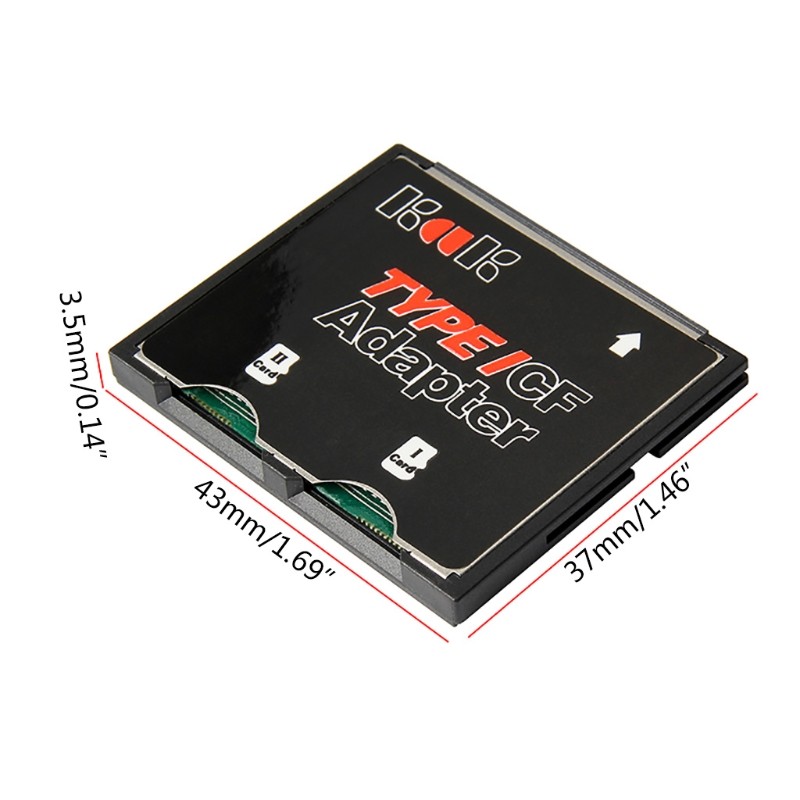 Universal TF to CF Card Adapter Useful Memory Card Reader Converter for Camera