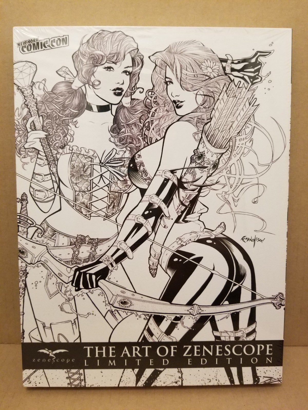 GFT: THE ART OF ZENESCOPE LIMITED NYCC 2014 FRANCHESCO HARDCOVER SLIPCASE SEALED