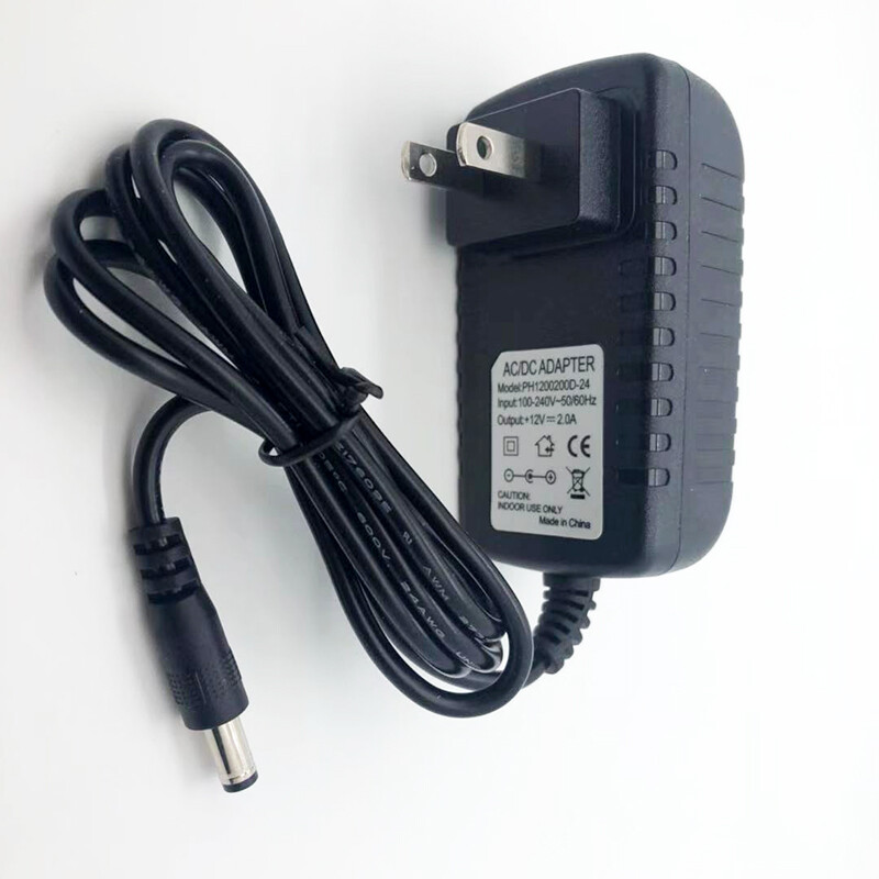 AC 110V TO DC 12V 2A 24W Power Supply Adapter For 3528 5050 LED Strip Light US