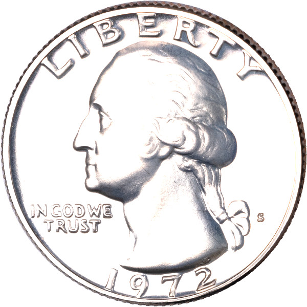 1972-S 25C (Proof) Washington Quarter