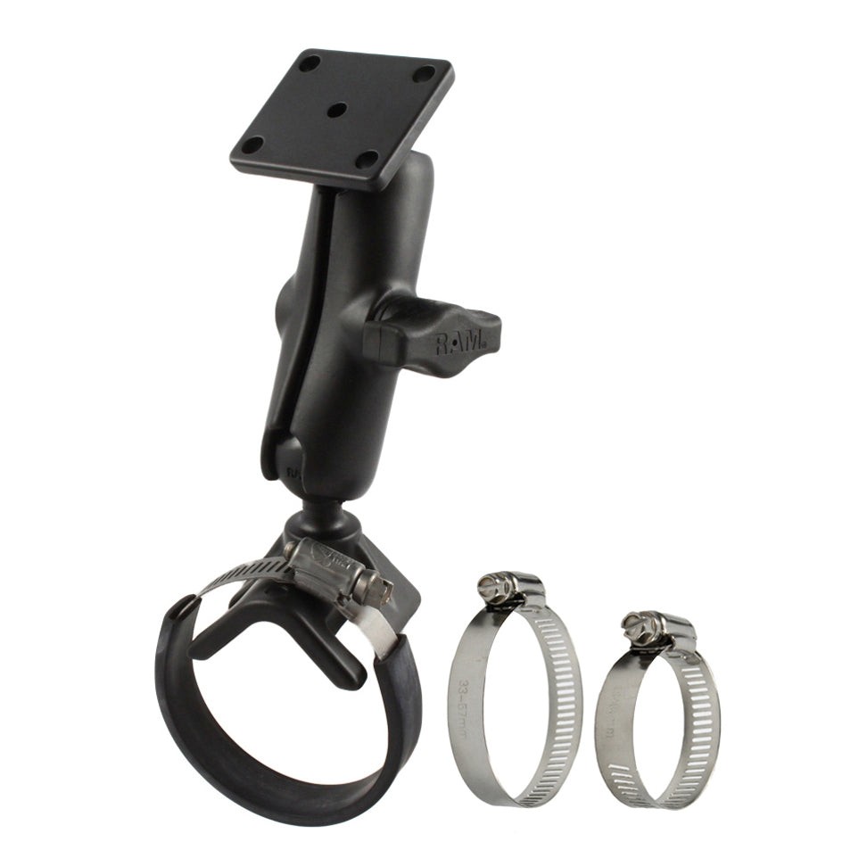 RAM-B-108-40U  RAM Double Ball Hose Clamp Kit 1" - 3" with A...