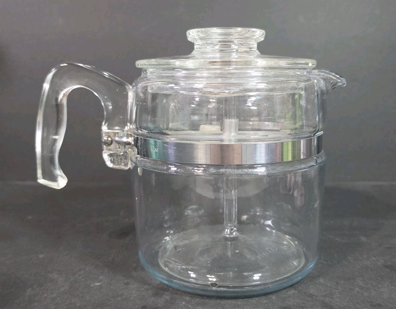 Pyrex Flameware 7756 Glass Coffee Percolator Complete