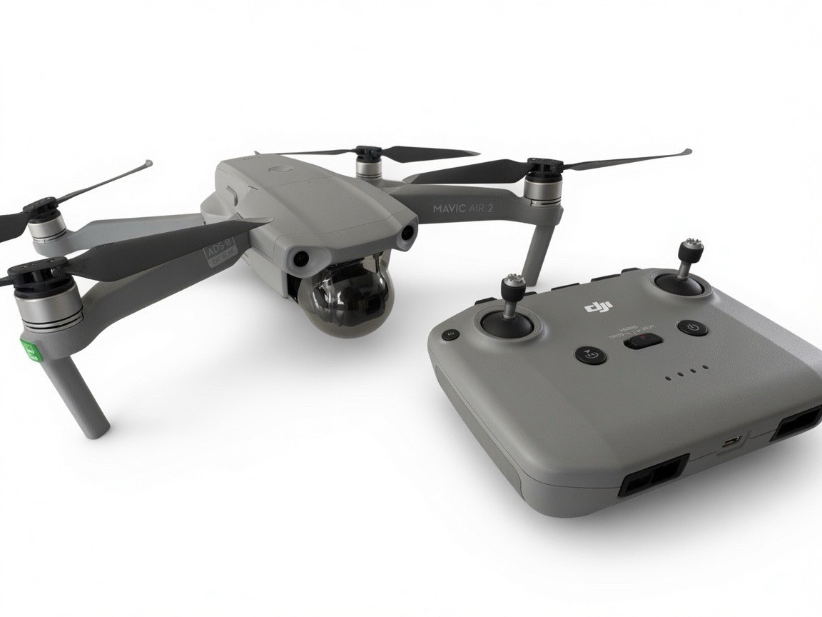 DJI Mavic 2 Camera Drone Bundle w/ Remote Controller, 2 Batteries, Hard Case