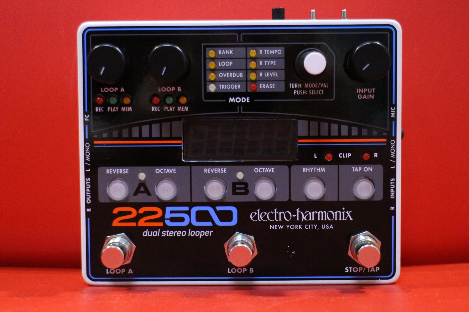 USED Electro Harmonix 25000 Dual Stereo Looper Effect Pedal U2308 240627