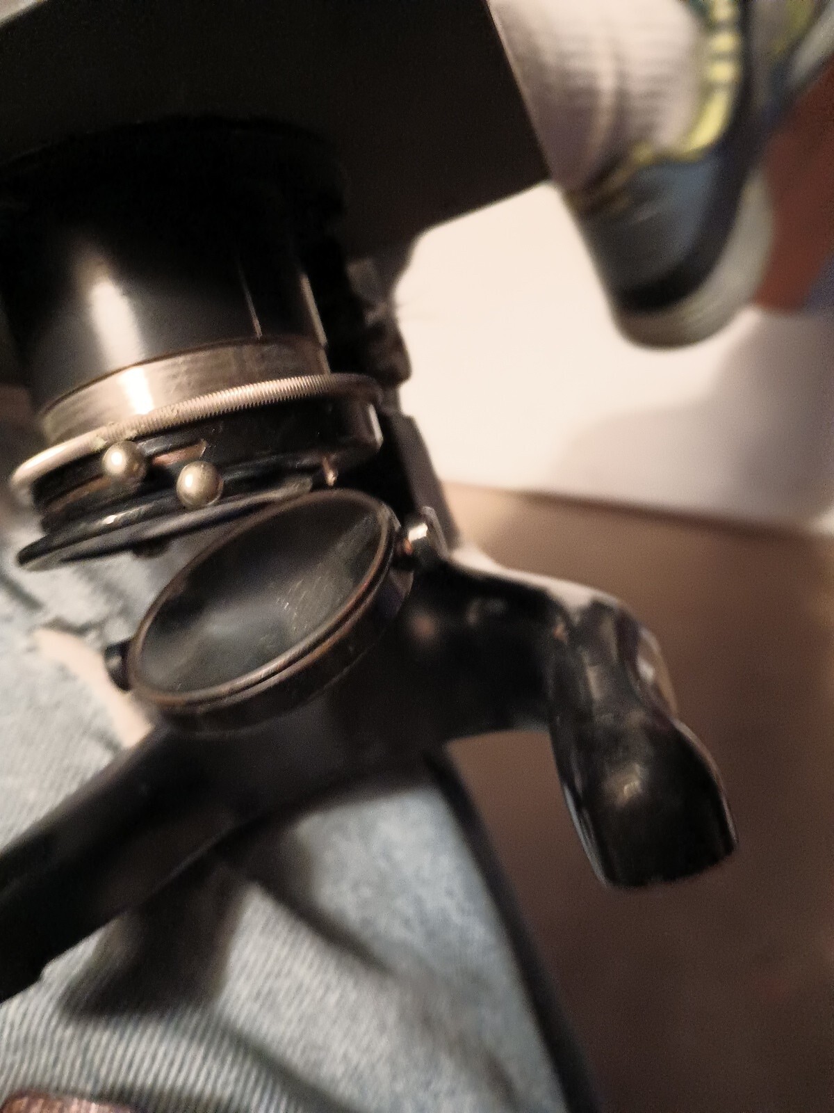 Vintage laboratory microscope KOSMOS STUTTGARD Model 2106 Germany.