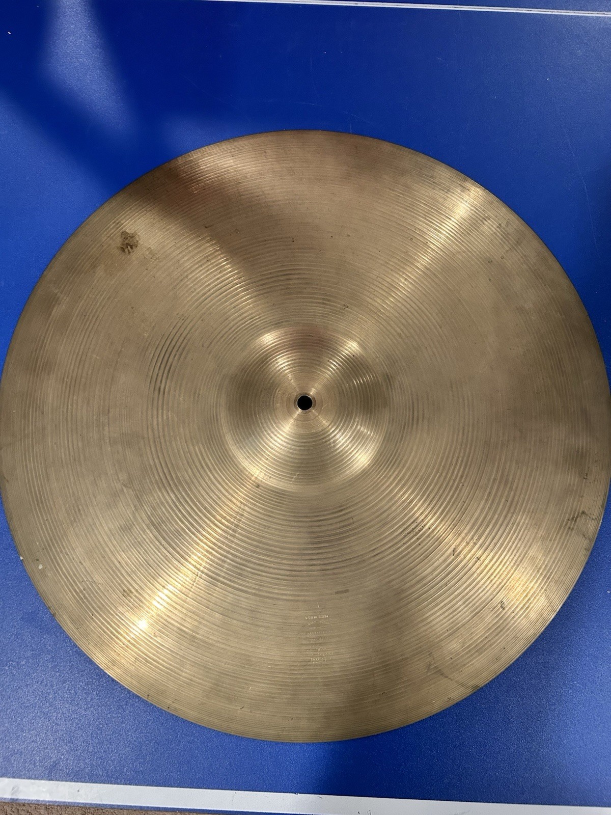 Vintage Avedis Zildjian 22" Heavy Ride Cymbal Turkish Made In USA VTG