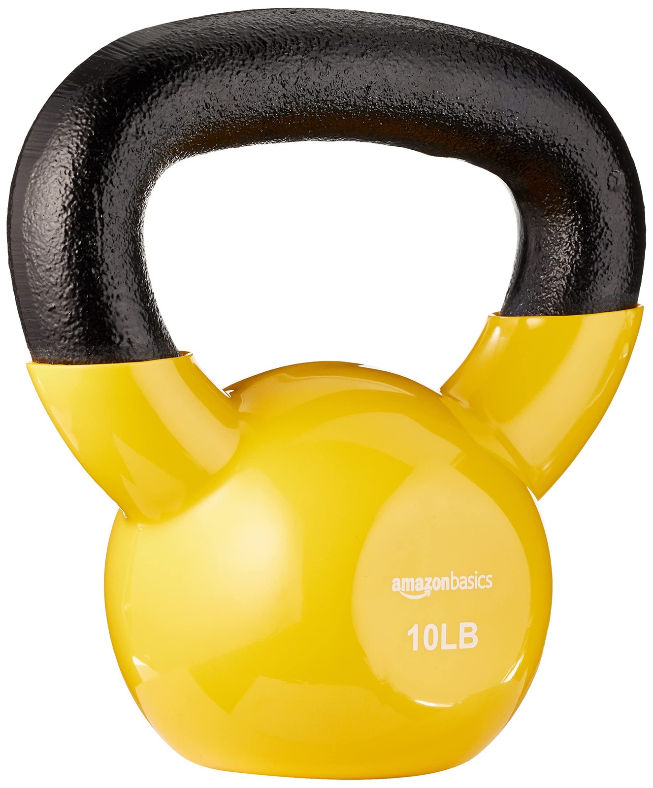 Amazon Basics Vinyl Kettlebell 10 Pounds