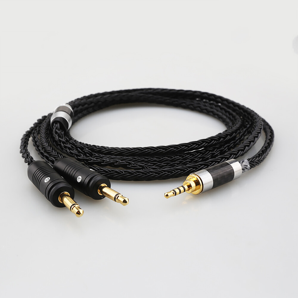 Silver Plated Headphone Cable For Clear Celestee NEW Focal ELEAR French Utopia