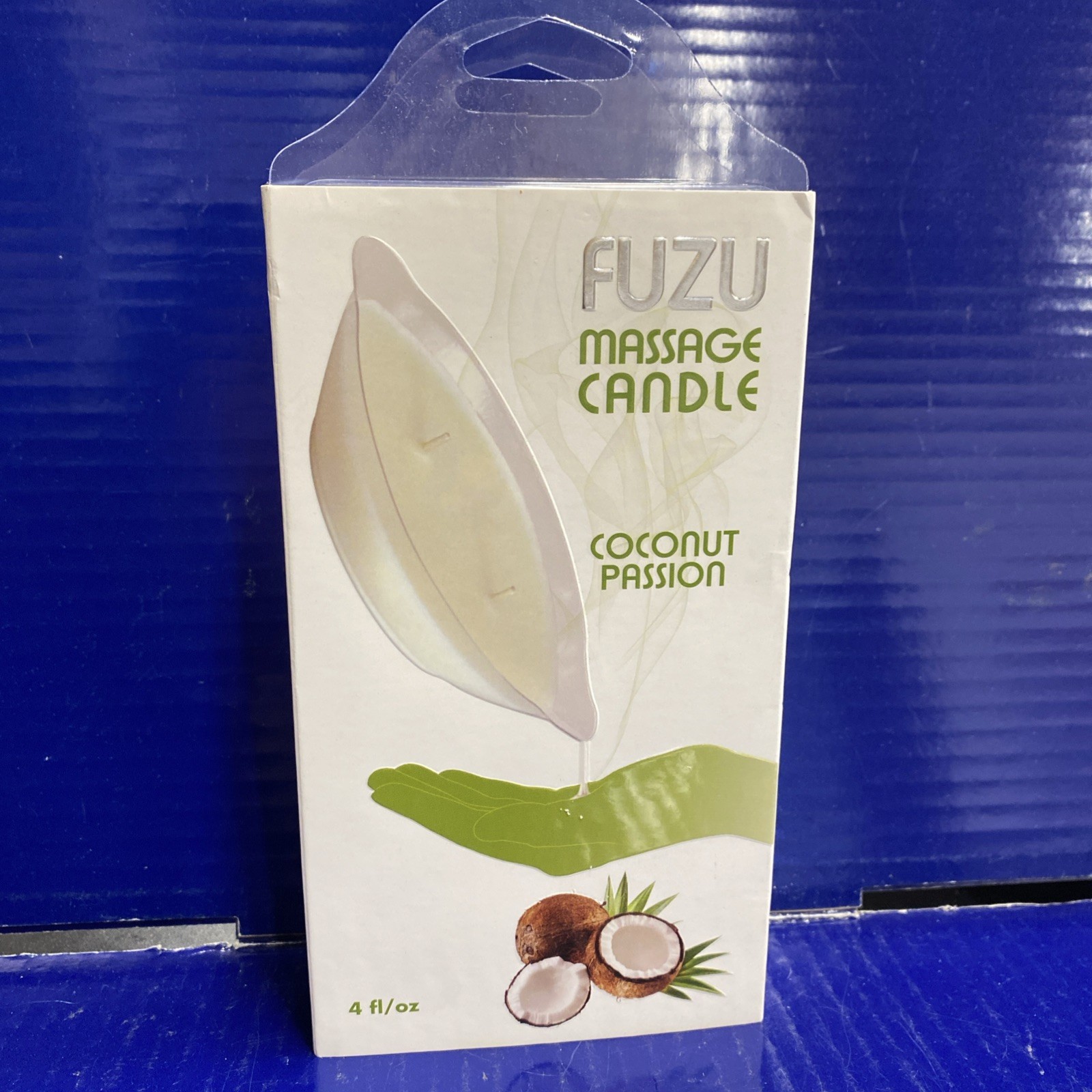 FUZU Massage Candle Coconut Passion, 4 Oz