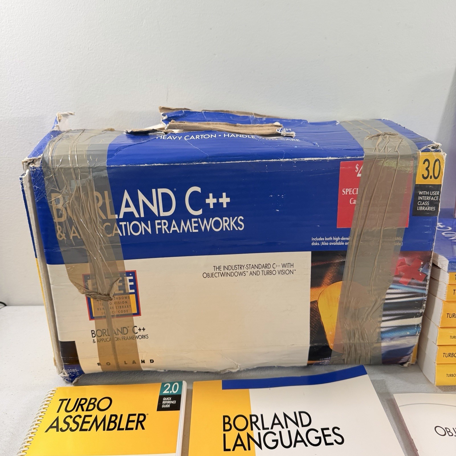 Borland C++ 3.0 & Application Frameworks Reference User Guide Manuals Lot Set