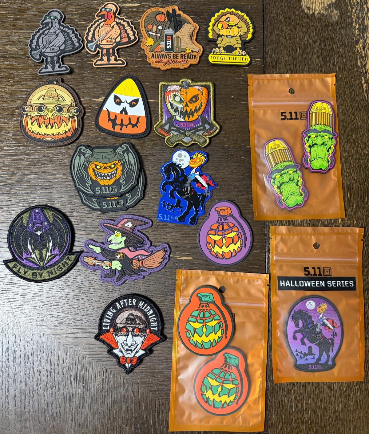 5.11 Tactical Holiday Patches