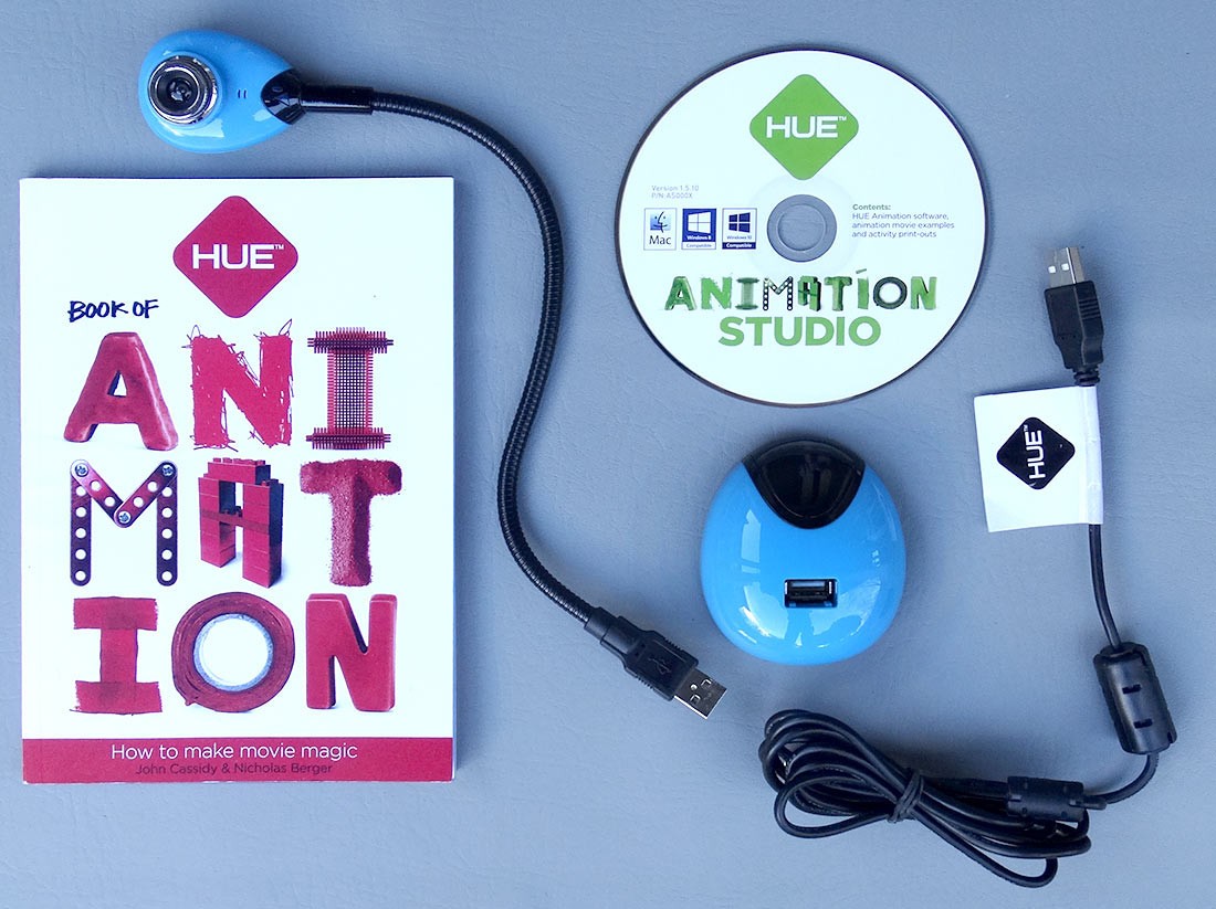 Hue Animation Studio & Software Stop-Motion Kit Make Animated Movies & Clips USB