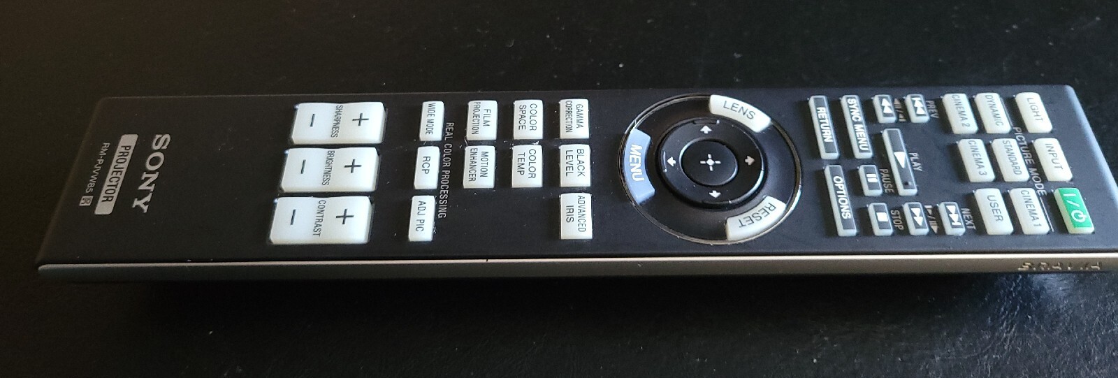 SONY Projector Remote Control RM-PJVW85 NO BATTERIES