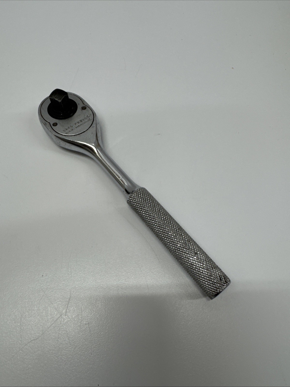 Vintage Proto Professional 5249 3/8" Drive Ratchet Wrench - 6" Hand Tool - USA