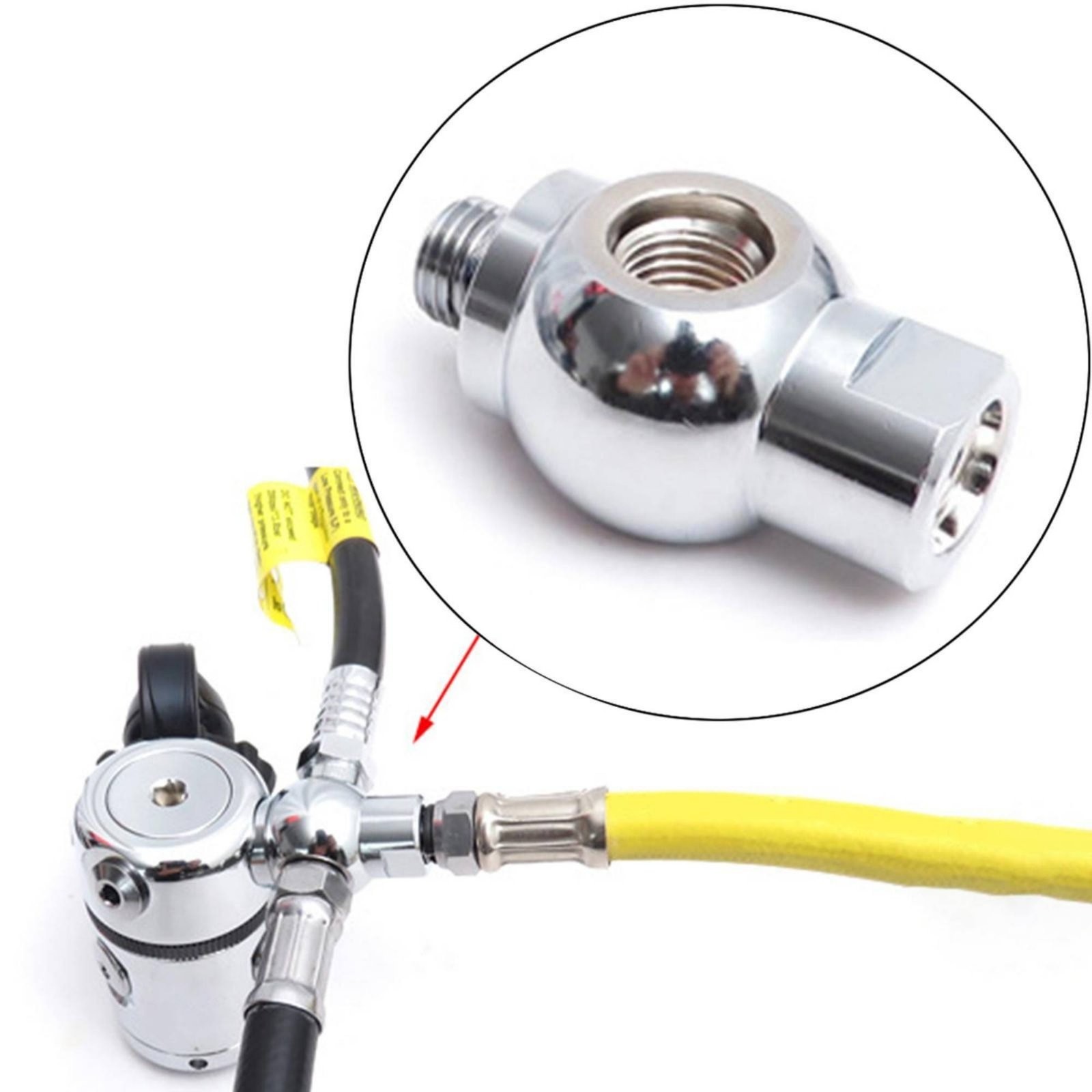 First Stage Low Pressure Small-Sized Design Diving Pressure Controller Adapter