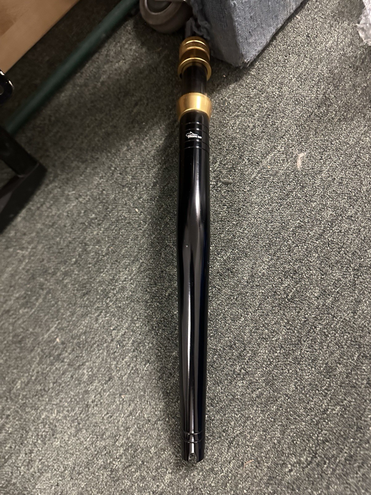 PacBay Aluminum Bent Rod Butt #4 Short BLACK/GOLD not American Tackle AFTCO Alps