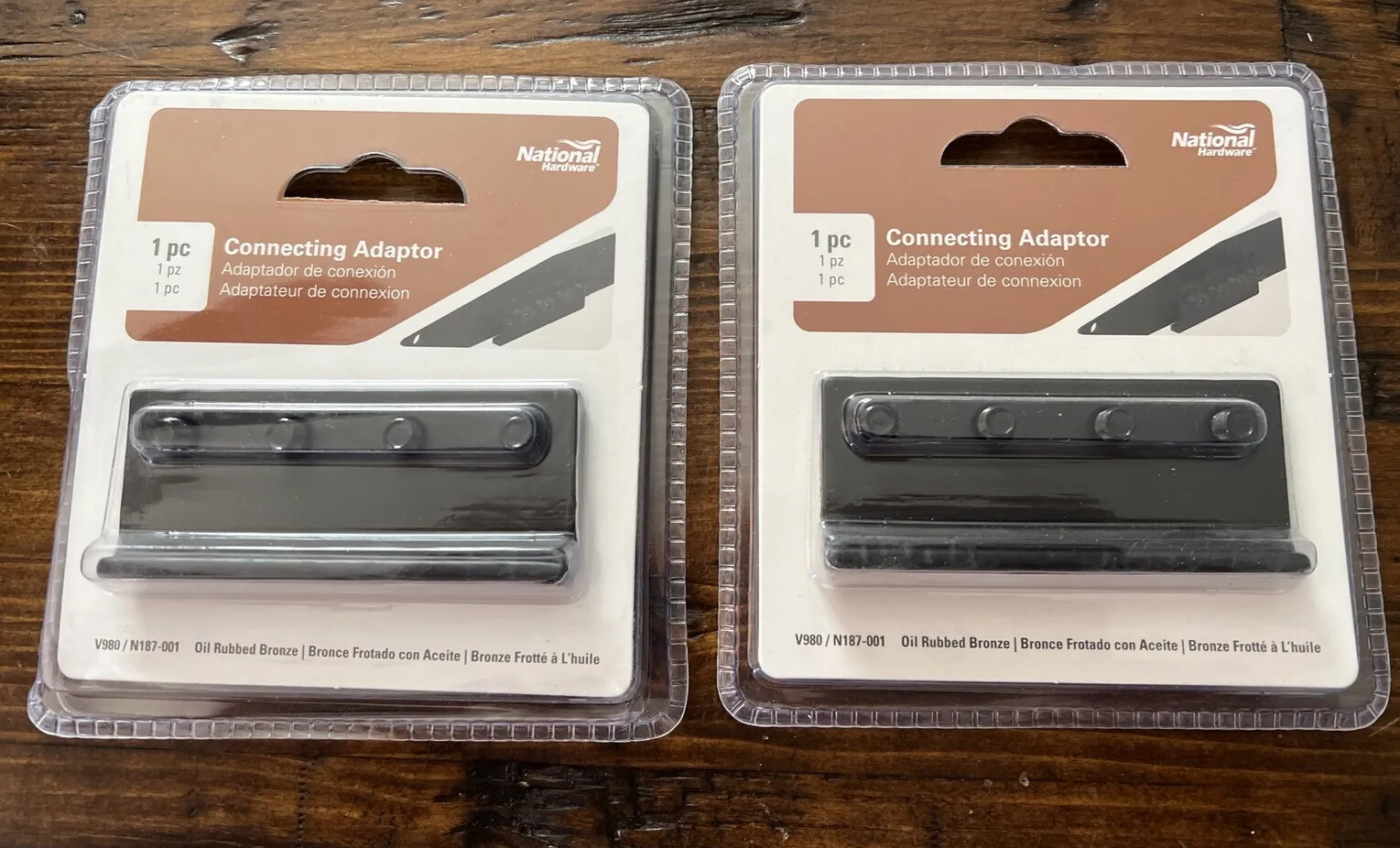 2-Oil Rubbed Bronze Connecting Adapter Door Sliding N187-001