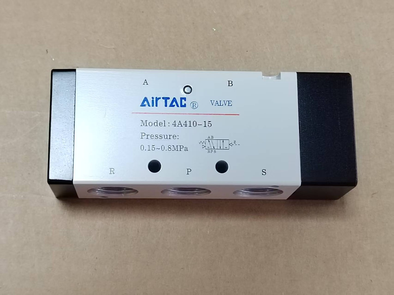 1x for AirTAC 5 Way 2 Position 1/2" Single Air Piloted Pneumatic Valve 4A410-15