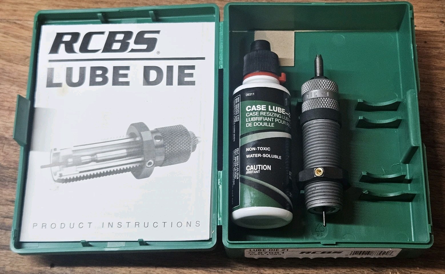 RCBS Lube Die #1 with Lube Item #87551 - New Old Stock