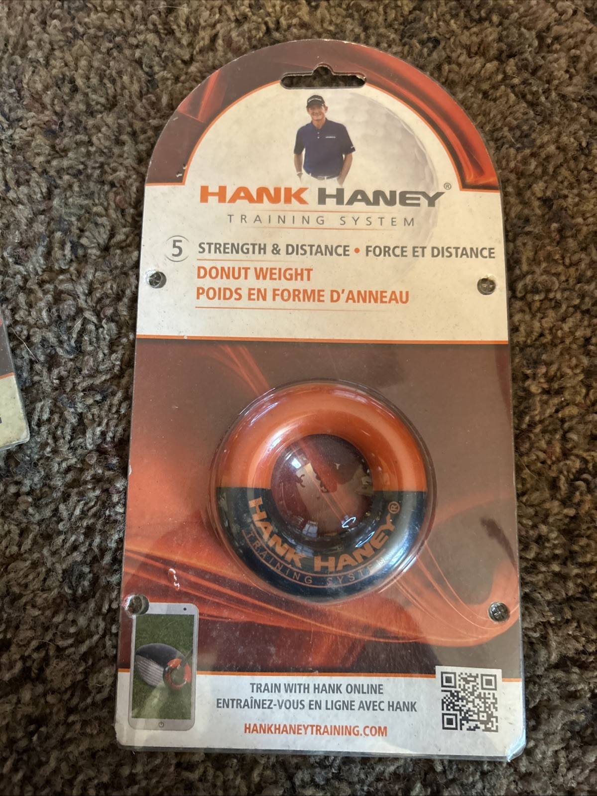 GOLF Hank Haney Training System Tour WARM UP WEIGHT Donut Strength Distance PGA