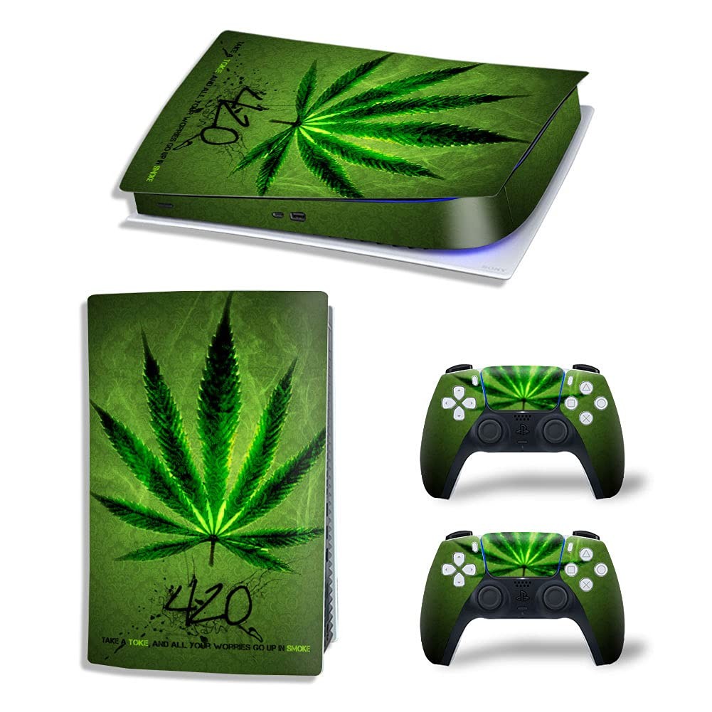 Glossy Protective Vinyl Decal Skin/Stickers Wrap Cover for PS5 Skin Stickers ...