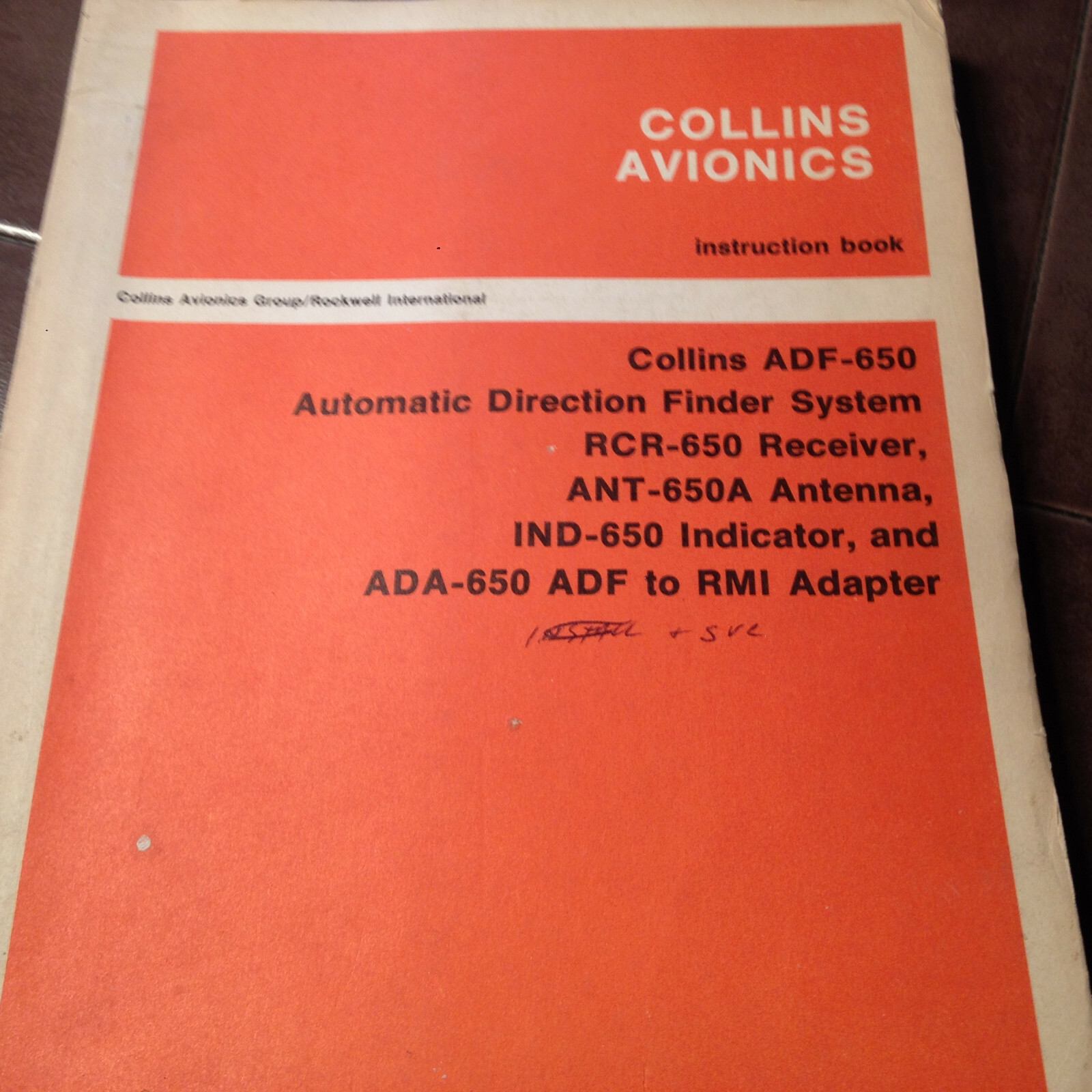 Collins ADF 650, RCR-650, ANT-650A, IND-650 & ADA-650 Service Manual