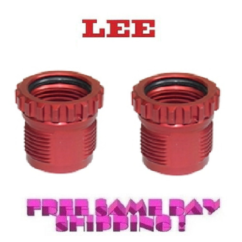 Lee Precision Smart Lock Breech Lock Bushings, Red, 2 Pack NEW! 91933
