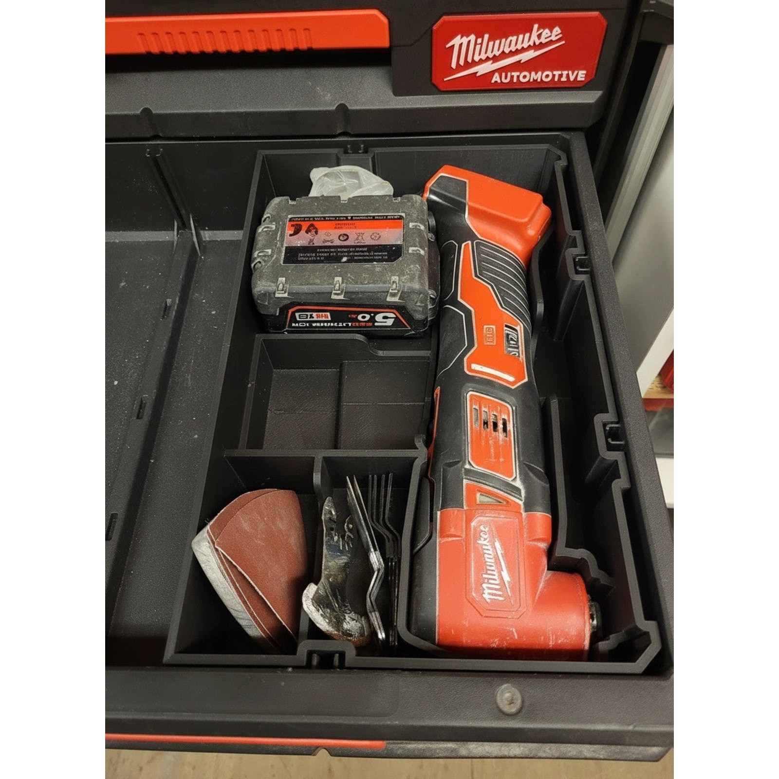 Milwaukee PACKOUT Drawer Insert – M18 BRUSHED Multi-Tool (Not FUEL) (Insert Only