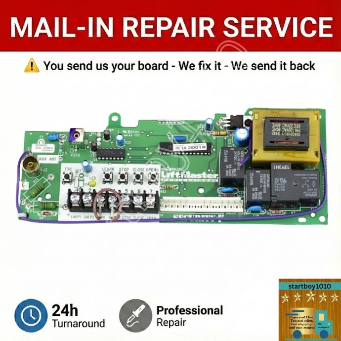 REPAIR SERVICE Liftmaster K001A6424 Logic Board