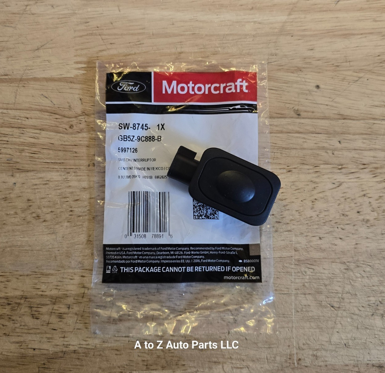 NEW 2015-2024 Ford F150, Escape Tailgate Liftgate Release Button Switch, OEM
