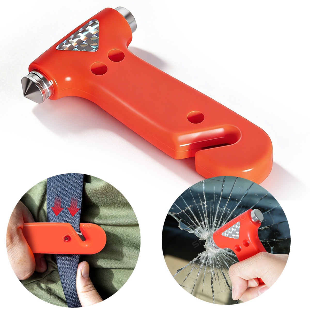 Car Safety Hammer Emergency Escape Tool Vehicle Survival Seat Belt Release Aid