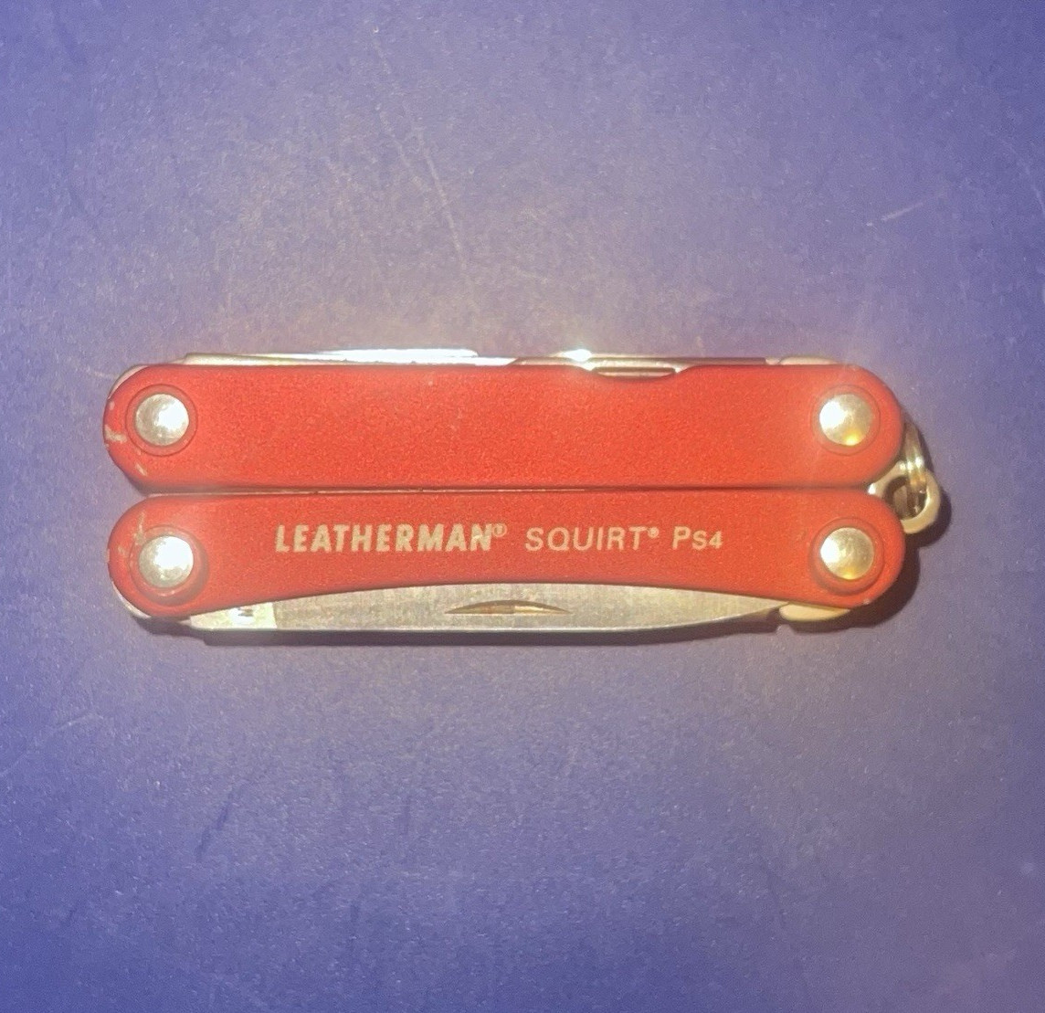 Leatherman Squirt PS4 Red Metal Multi-Tool 1 Piece, MPN PS4