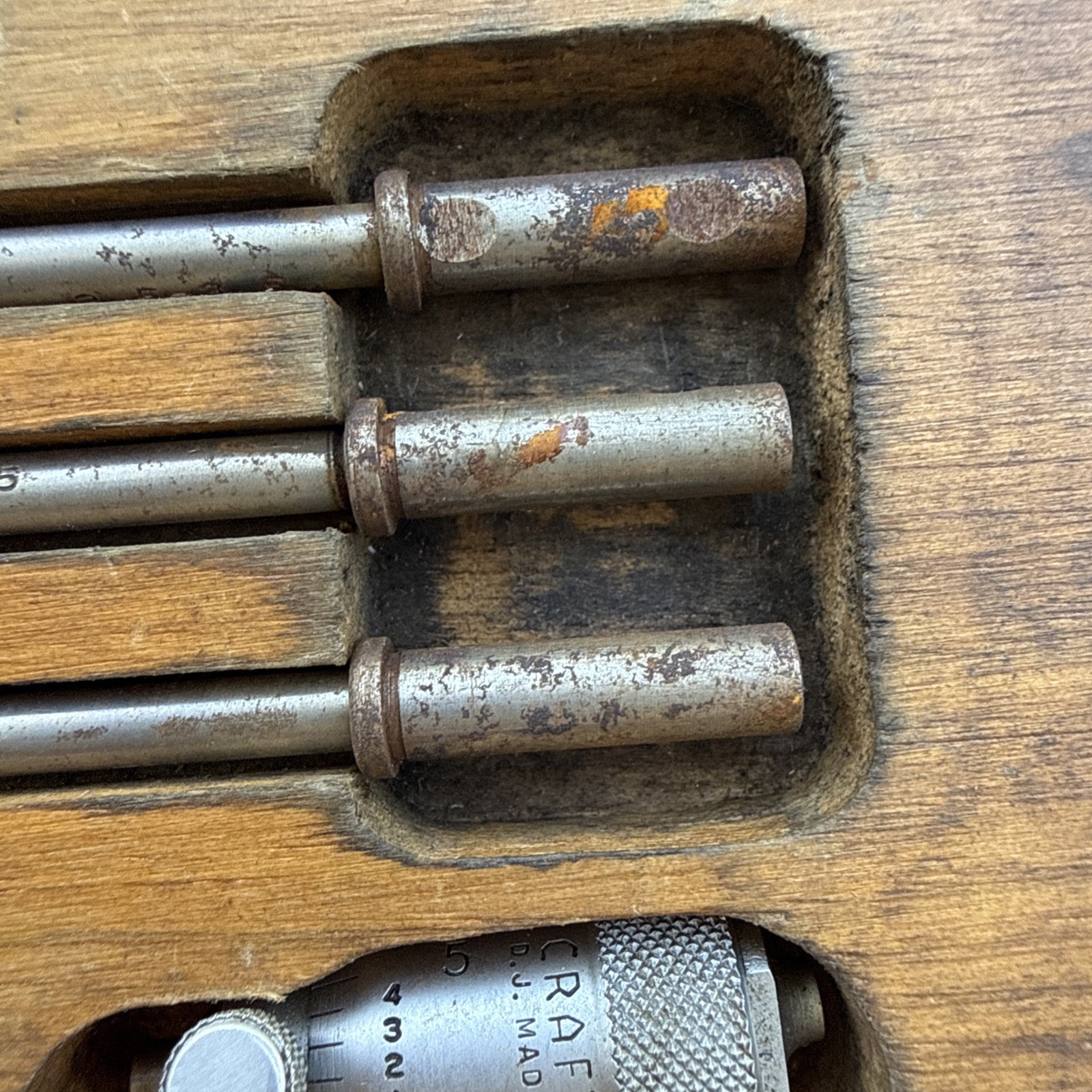 Old Craftsman 12" ID Micrometer Set