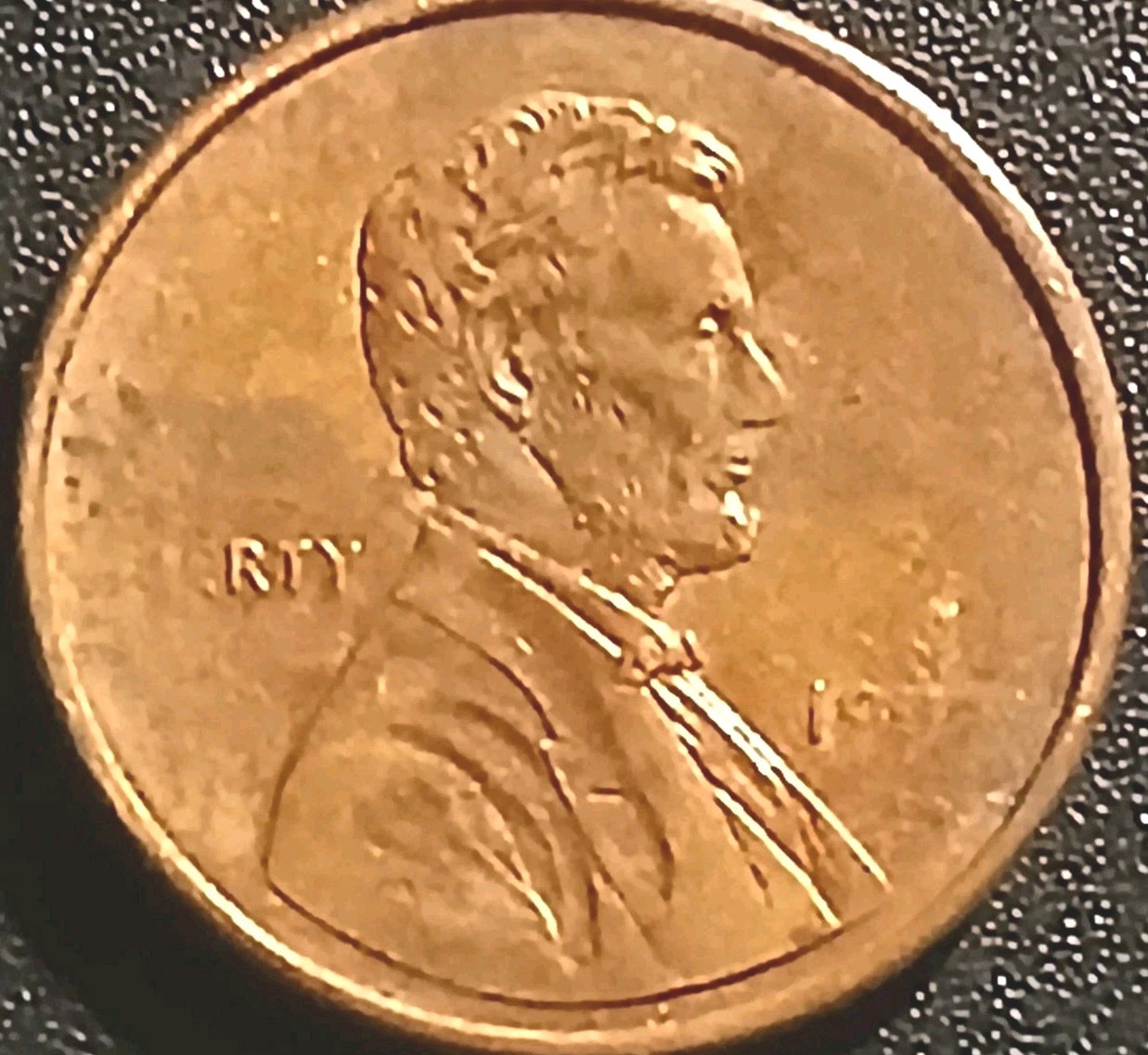 Price Cut RARE  Struck Through 1993D (With Date )Lincoln Cent No IN GOD WE TRUST
