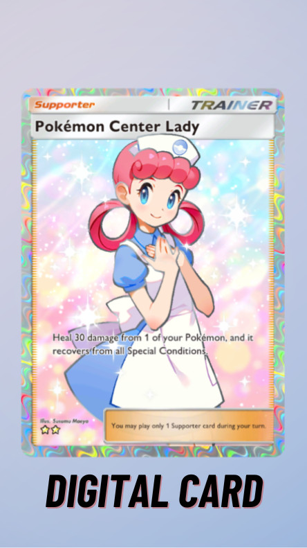Pokémon Center Lady Shining Revelry Pokemon TCG Pocket 2 Star ⭐⭐ (English)