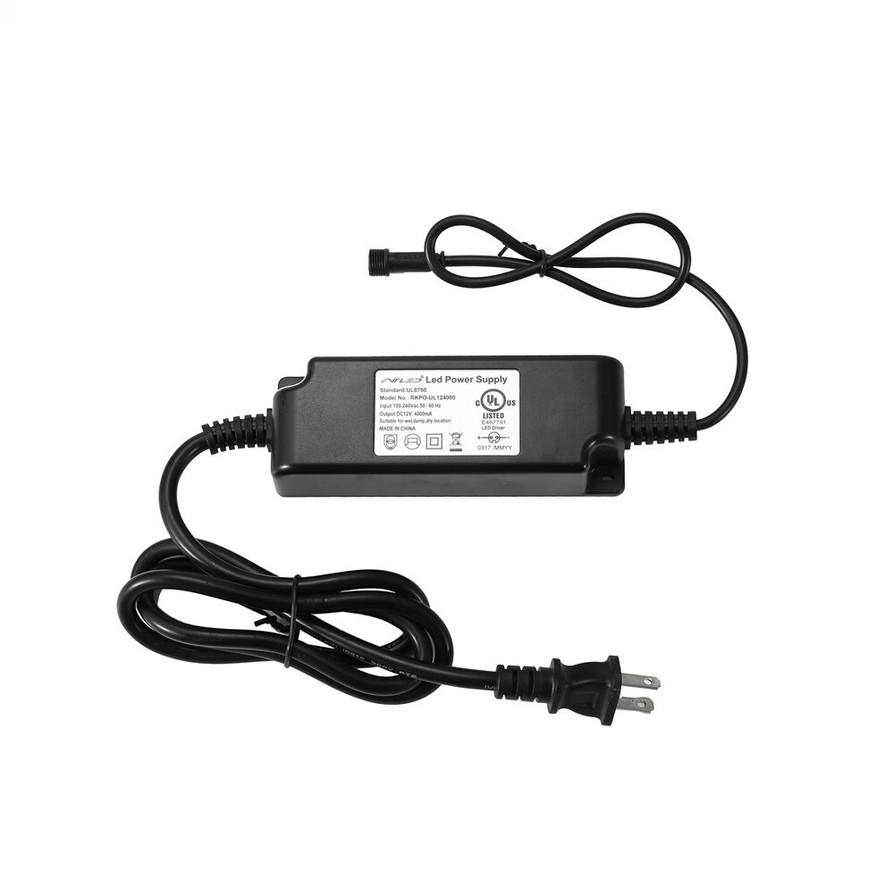 DC12V 30W Power Supply Transformer Waterproof for LED Deck Lights Kit Outdoor US