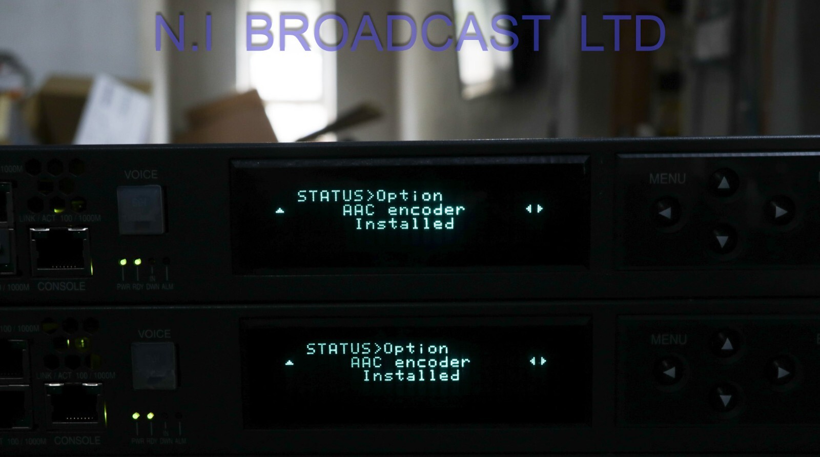 Fujitsu ip-9610 dual encoder (2x encoder cards installed, HDSDI h.264 etc)