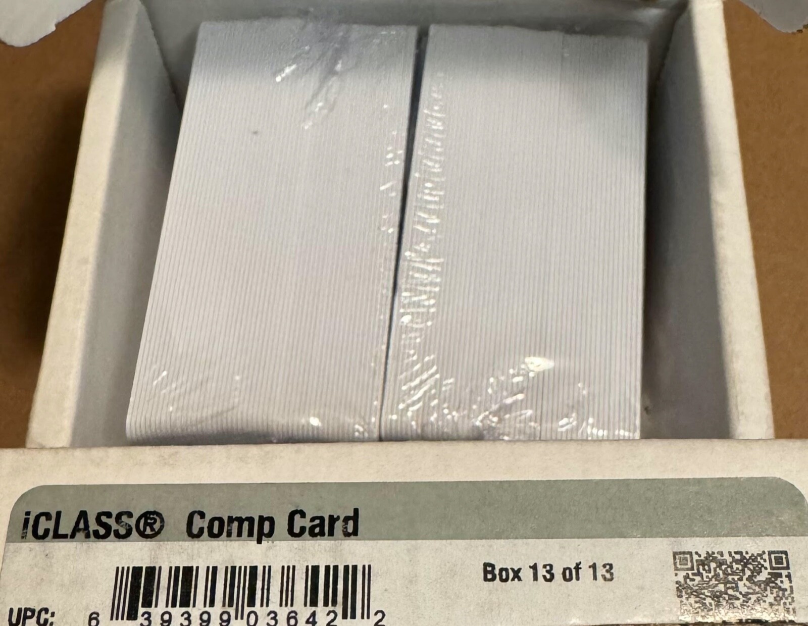 HID #2100PGGAN-111407 I CLASS COMP CARD (Lot Of 100)