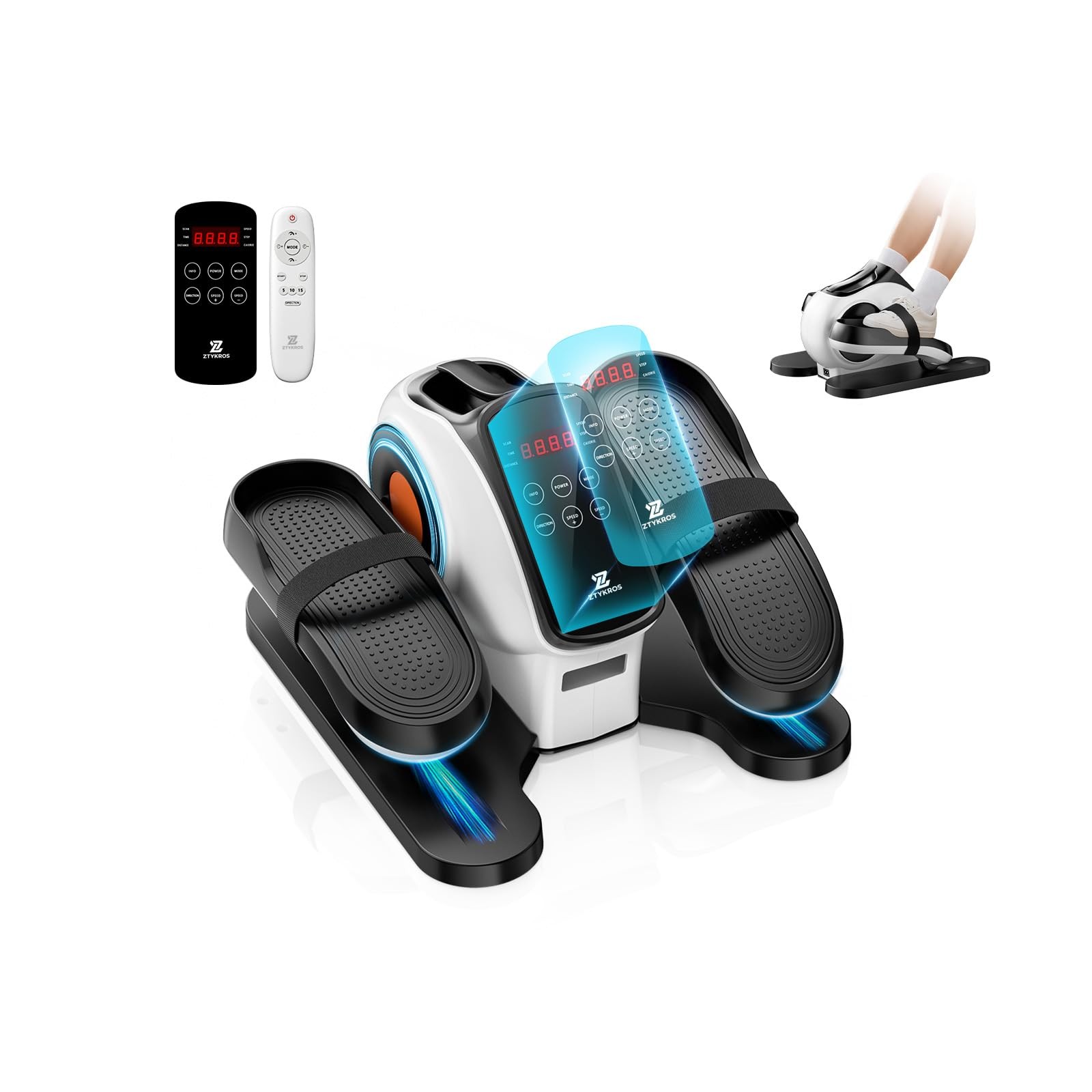 Ellipse Leg Exerciser as Seen on TV, Under Desk Elliptical Machine, Seated Ex