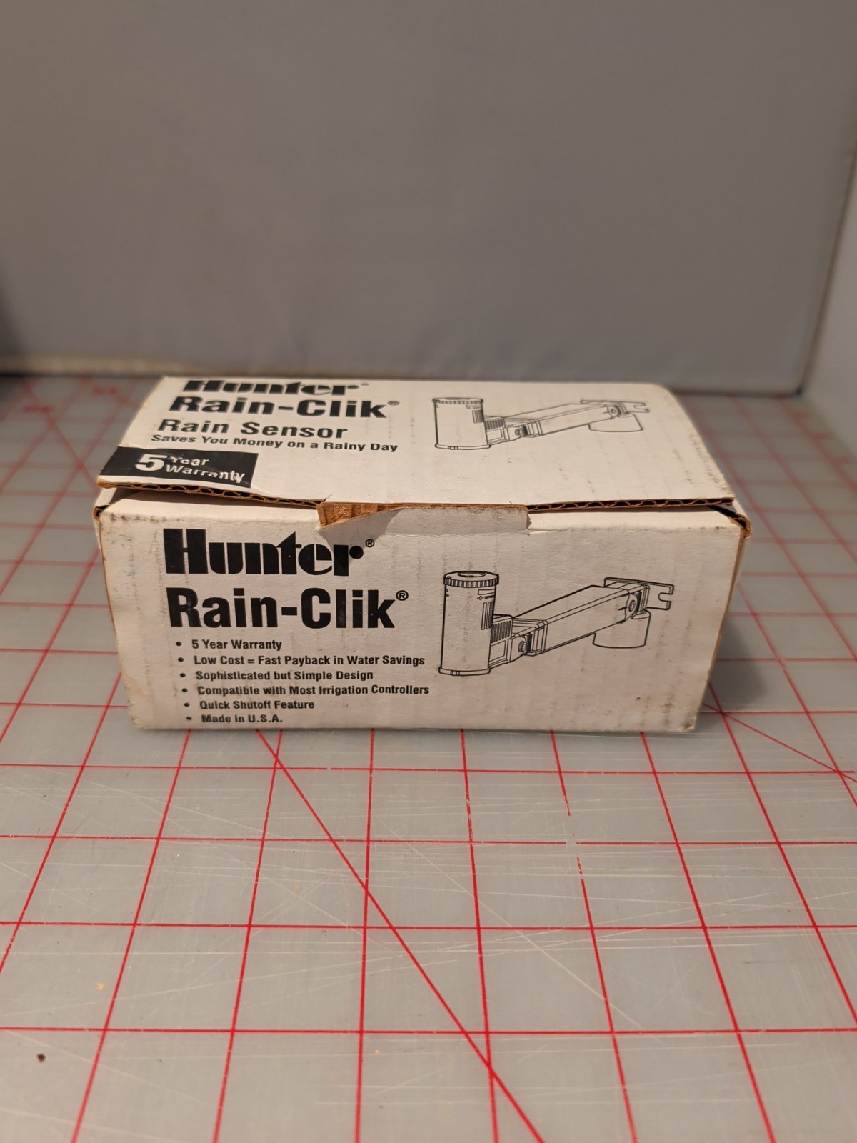 Hunter Rain-Clik Rain Sensor Shut-off - Hardwired for Irrigation Systems - G