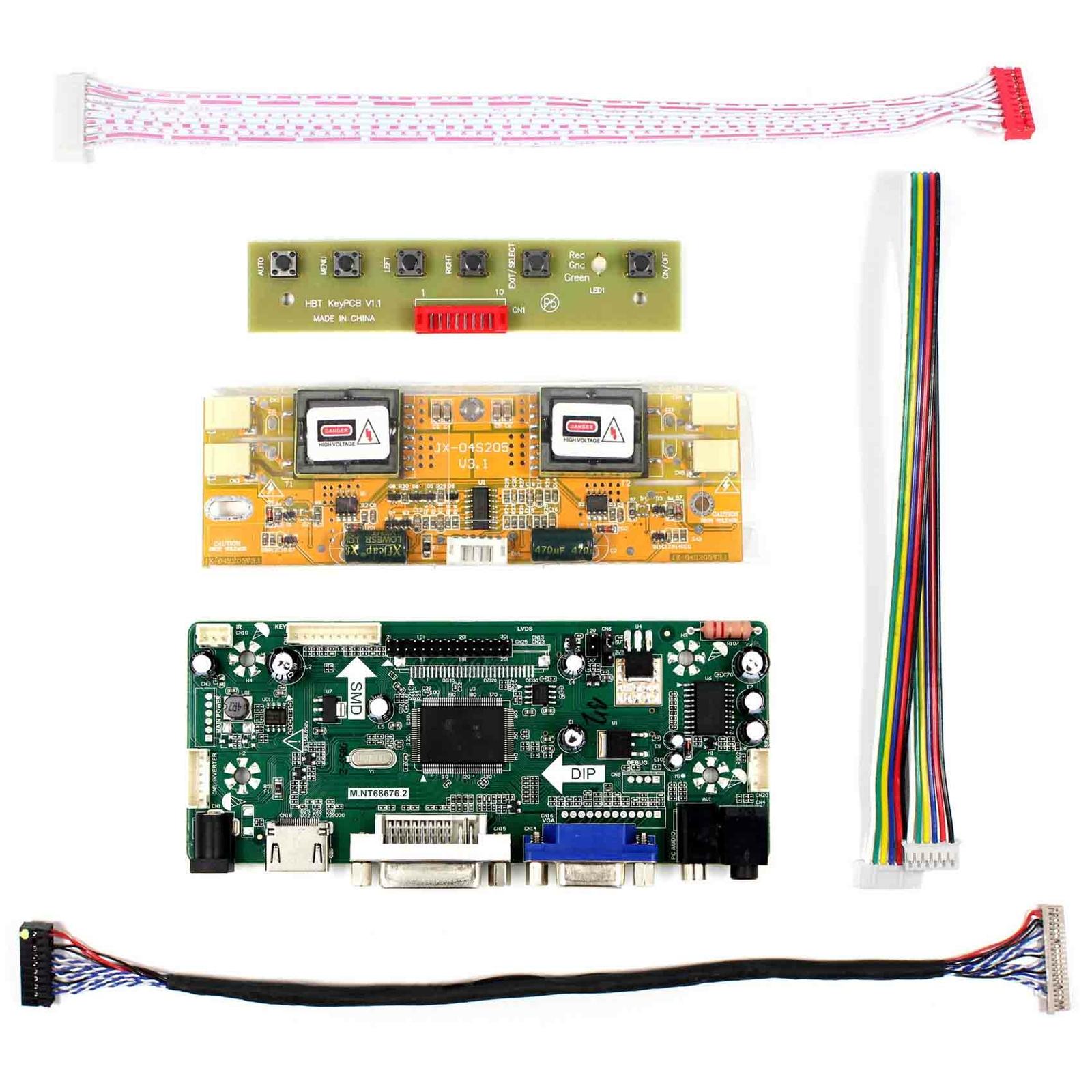 HDMI DVI VGA LCD Controller HDMI Board LTM150XH LQ150X1LW73 1024x768 LCD Screen