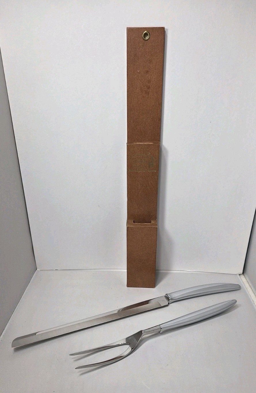 Chas. D. Briddel Inc. Steelsmiths Carvel Hall MCM Wall Hanging Carving Set