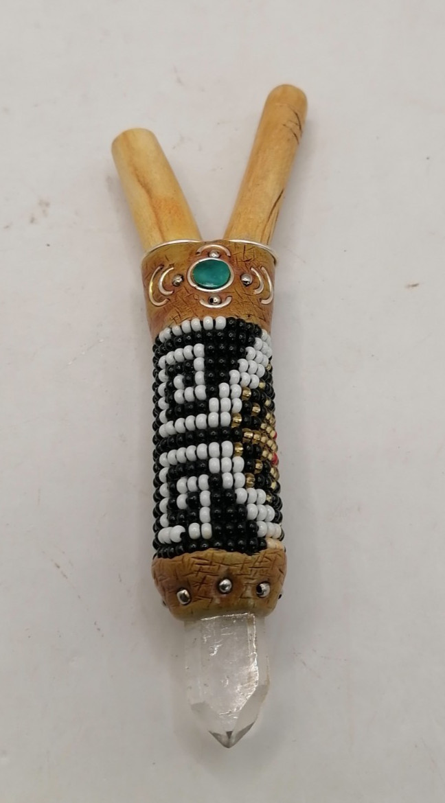 Peruvian Kuripe Unisex Handmade Chonta Wood Multicolored Beads